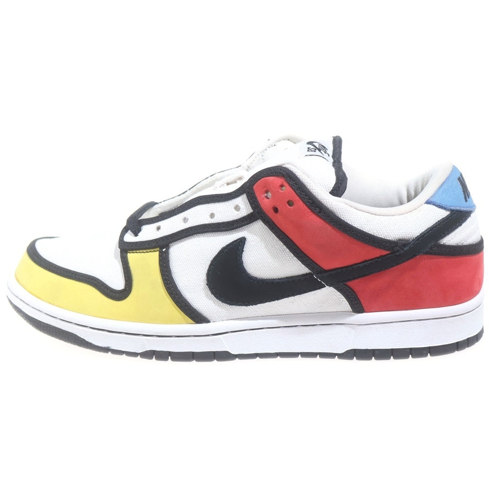 NIKE SB(ナイキエスビー) 【観賞用2008年製】 DUNK LOW PIET MONDRIAN 304292-702 ダンク ピエト モンドリアン ローカットスニーカー ホワイト US10/28cm