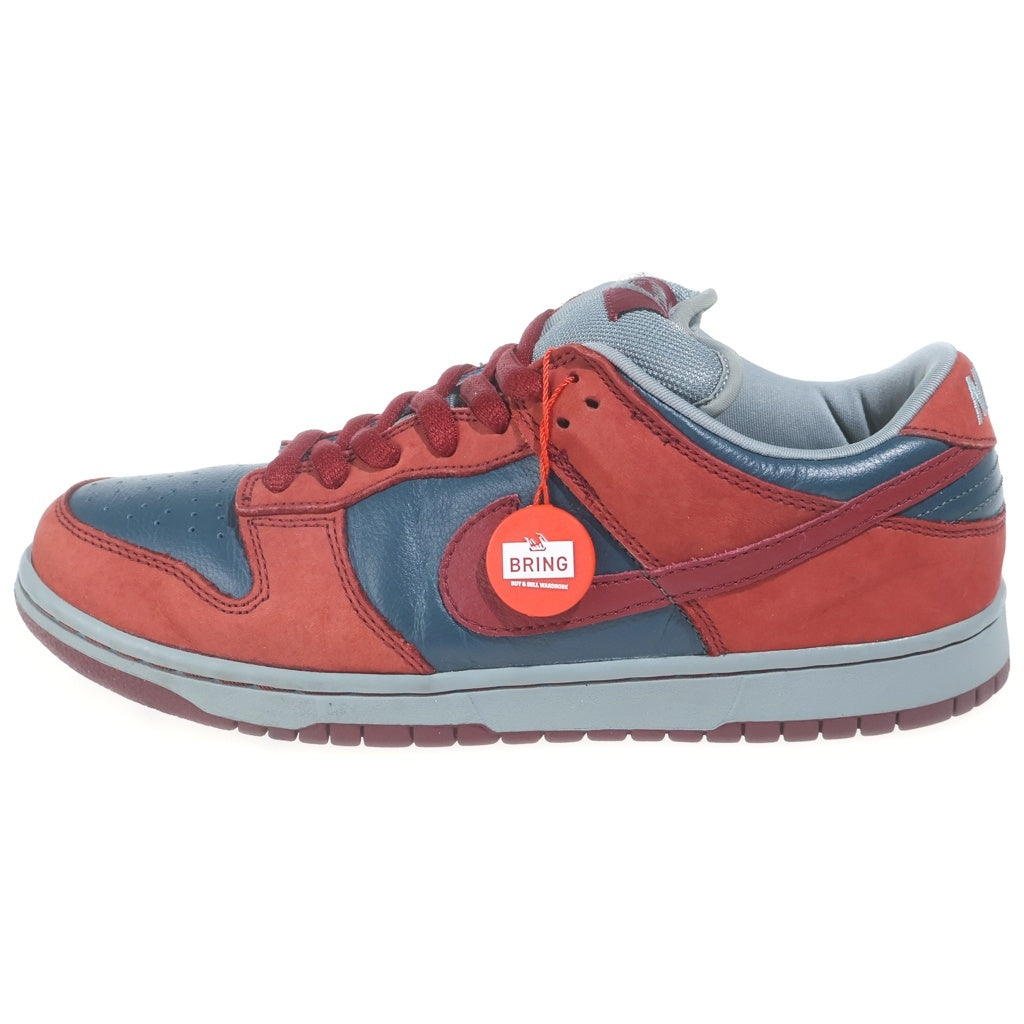 NIKE(ナイキ) 【観賞用2002年製】 DUNK LOW PRO SB SHARK 304292-361 ダンク ローカットスニーカー シャーク レッド/ネイビー US10.5/28.5cm