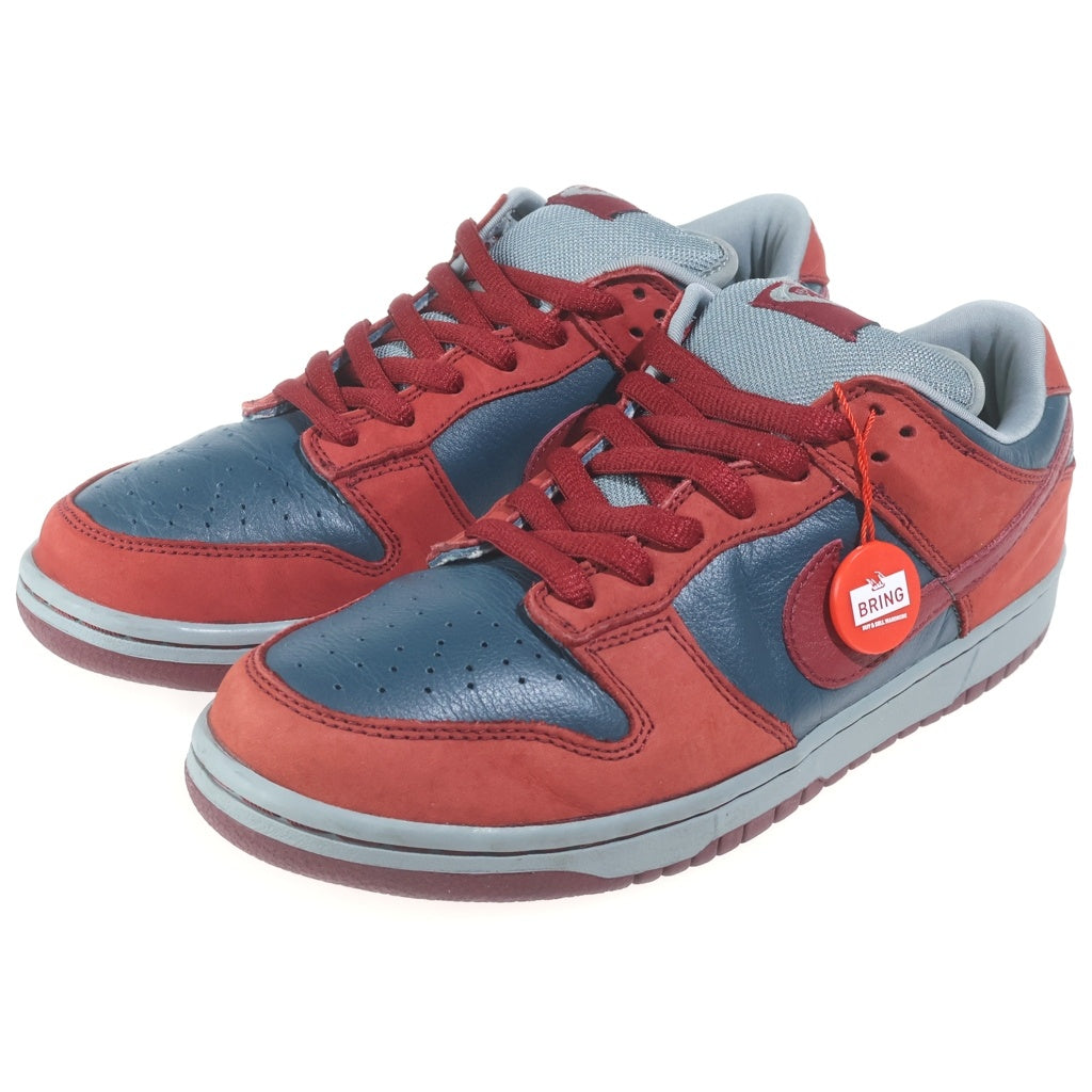 NIKE(ナイキ) 【観賞用2002年製】 DUNK LOW PRO SB SHARK 304292-361 ダンク ローカットスニーカー シャーク レッド/ネイビー US10.5/28.5cm