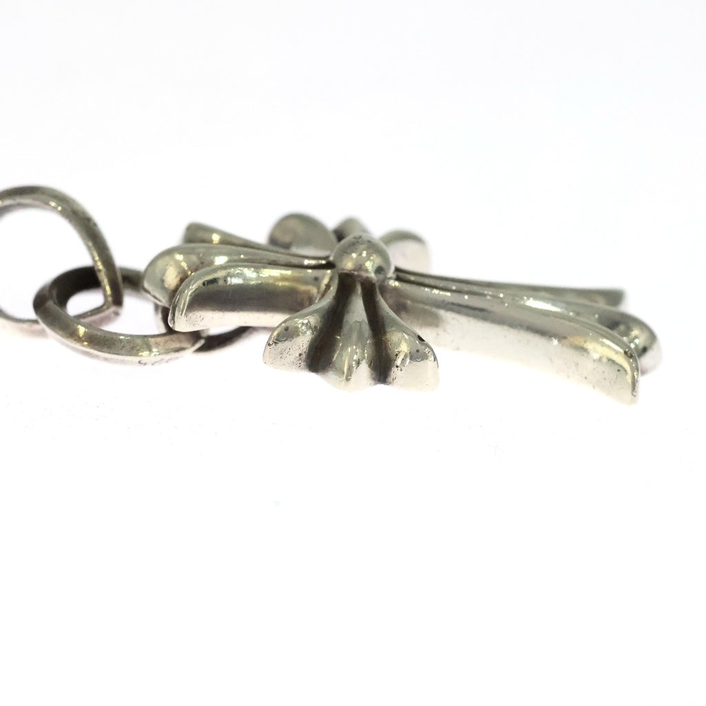 CHROME HEARTS(クロムハーツ) CH CRS SML W/BALE Wベイル スモールCHクロス ペンダントトップ シルバー BCA218
