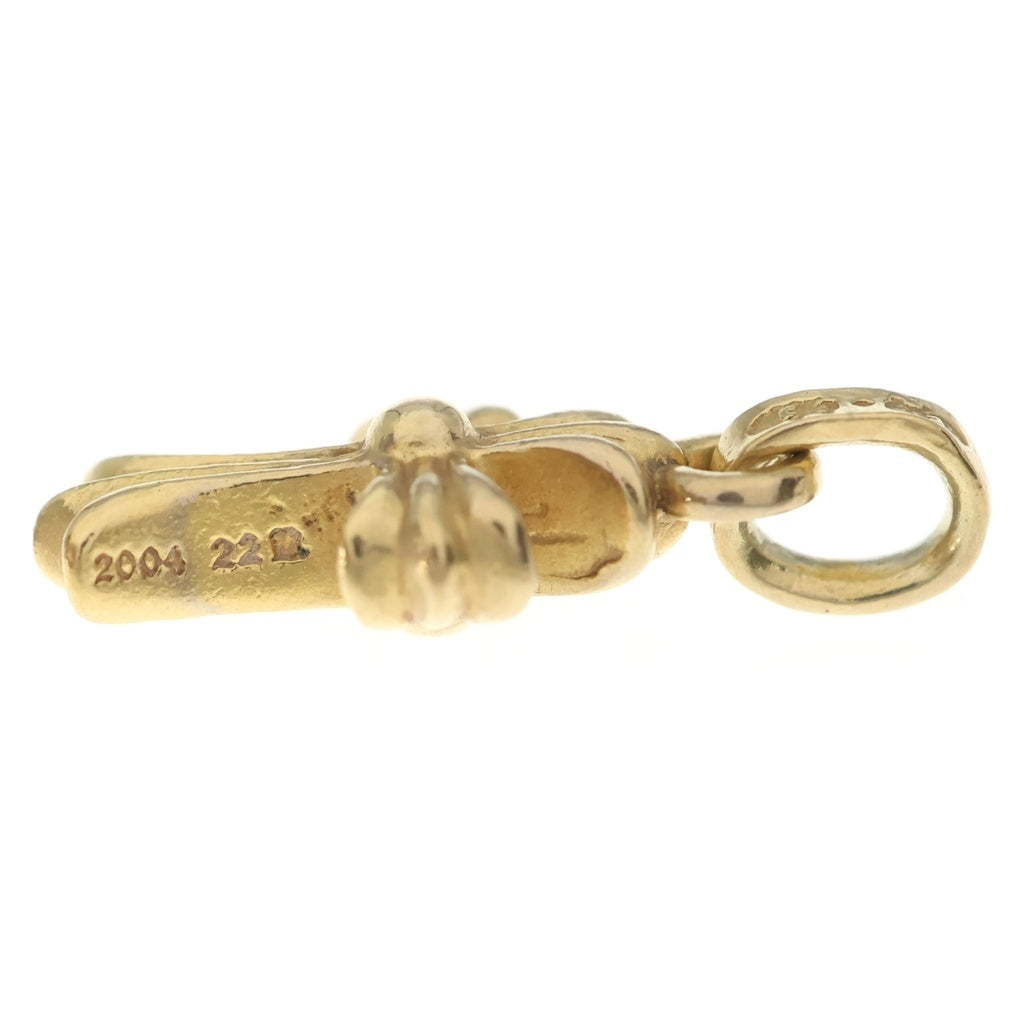 CHROME HEARTS(クロムハーツ) 22K CRS BBYFAT ベイビーファットクロス ペンダントトップ ゴールド BCA037 レディース