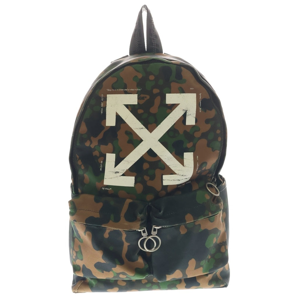 OFF-WHITE(オフホワイト) 19SS CAMOUFLAGE BACKPACK 迷彩柄 カモフラ バックパック リュックサック マルチ OMNB003S19D36024