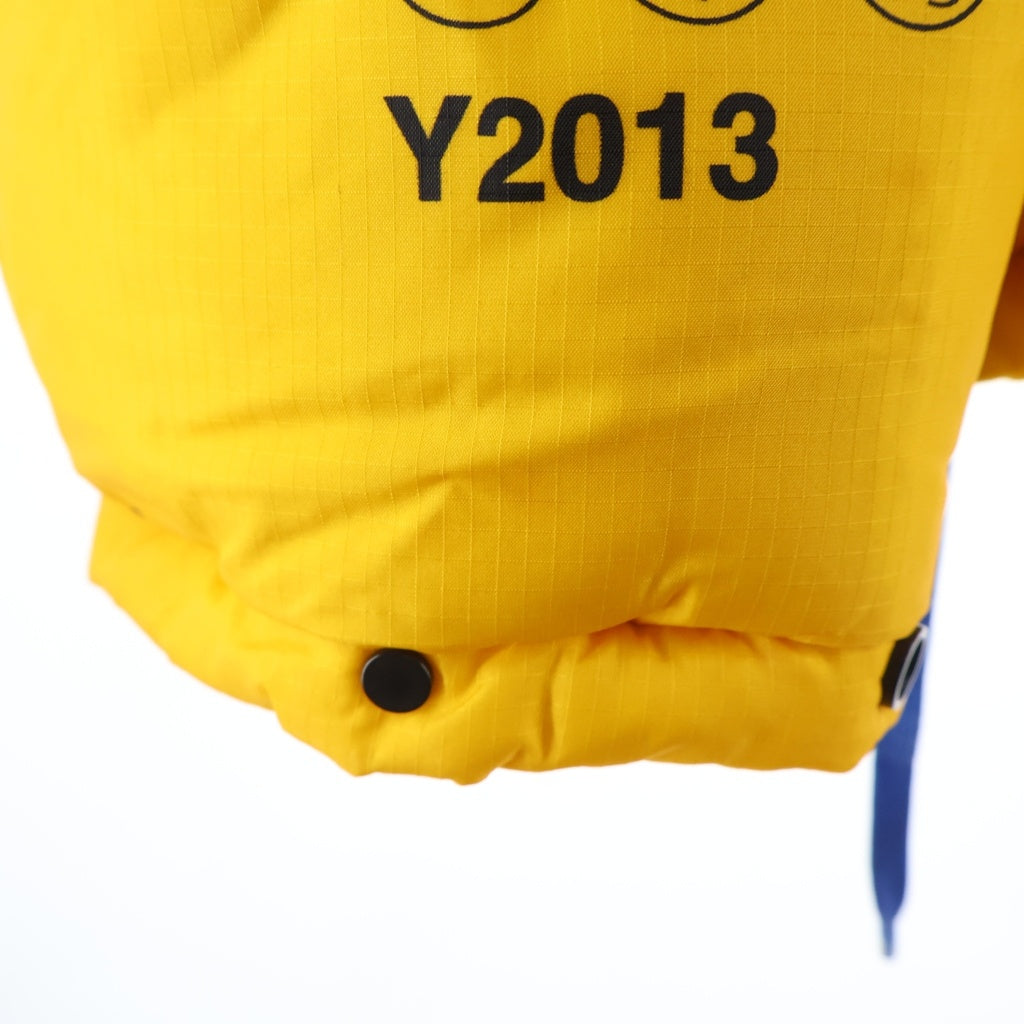 OFF-WHITE(オフホワイト) 19AW Industrial Zipped Puffer インダストリアルジップドパファージャケット 中綿 ダウンブルゾン イエロー OMED019F19F06003