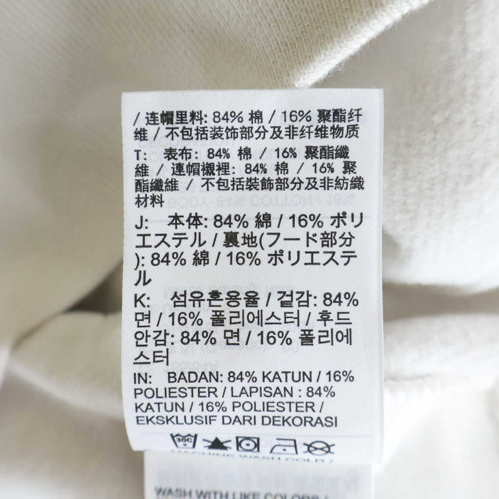 JORDAN BRAND(ジョーダンブランド) ×OFF-WHITE Logo print Hooded Sweat Parka ロゴプリント スウェット プルオーバーパーカー オフホワイト DM0060-054