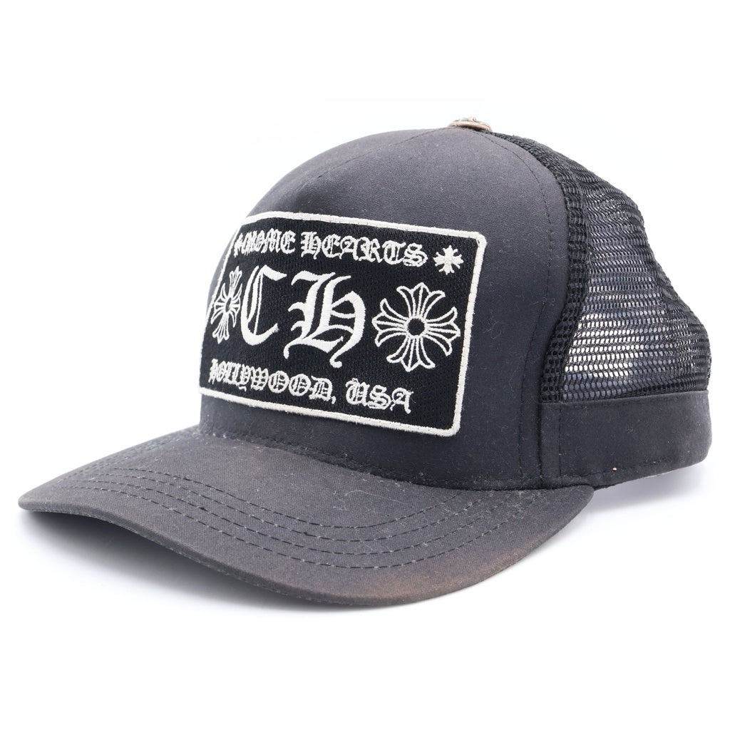 CHROME HEARTS(クロムハーツ) TRUCKER CAP CHパッチ メッシュ トラッカーキャップ 帽子 ブラック
