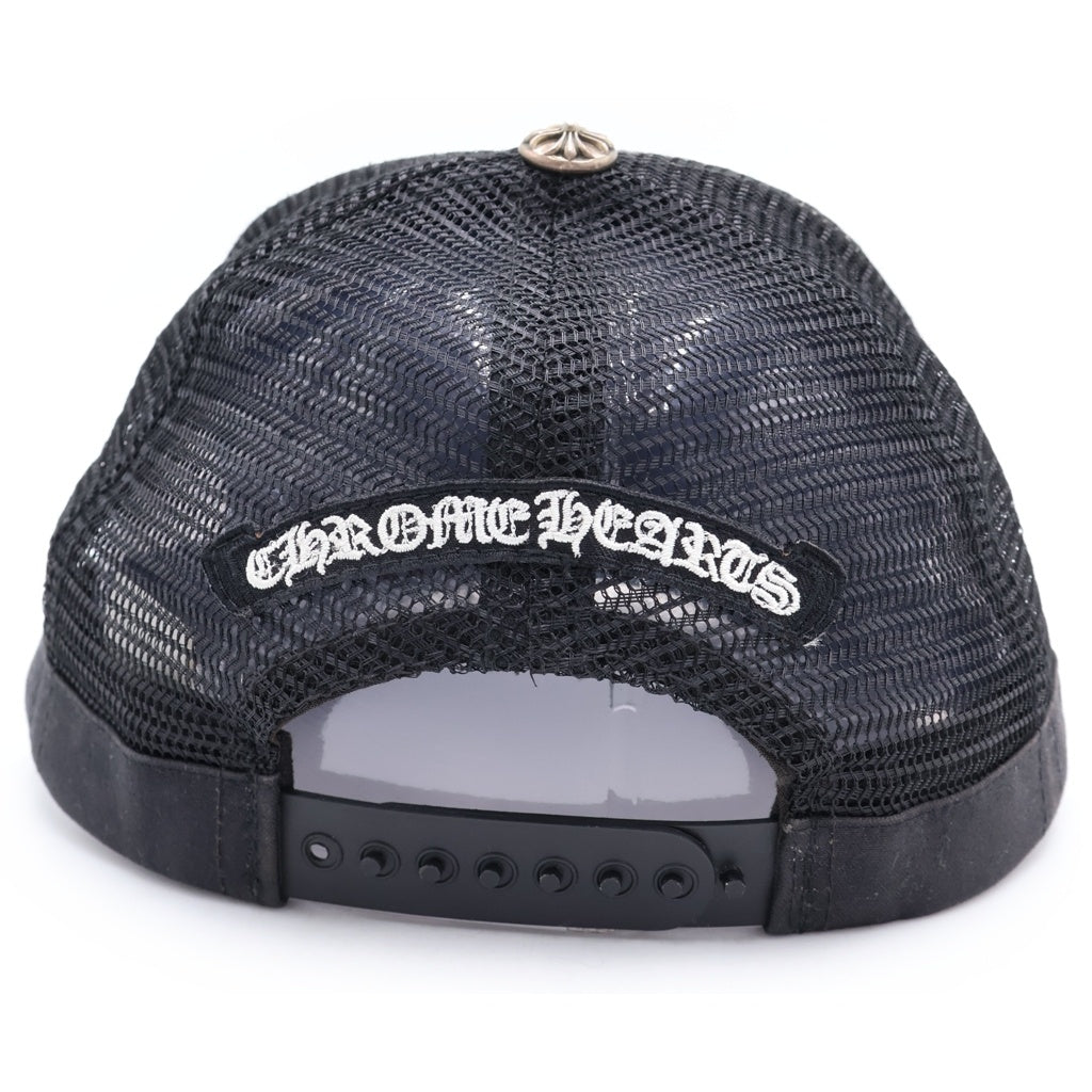 CHROME HEARTS(クロムハーツ) TRUCKER CAP CHパッチ メッシュ トラッカーキャップ 帽子 ブラック