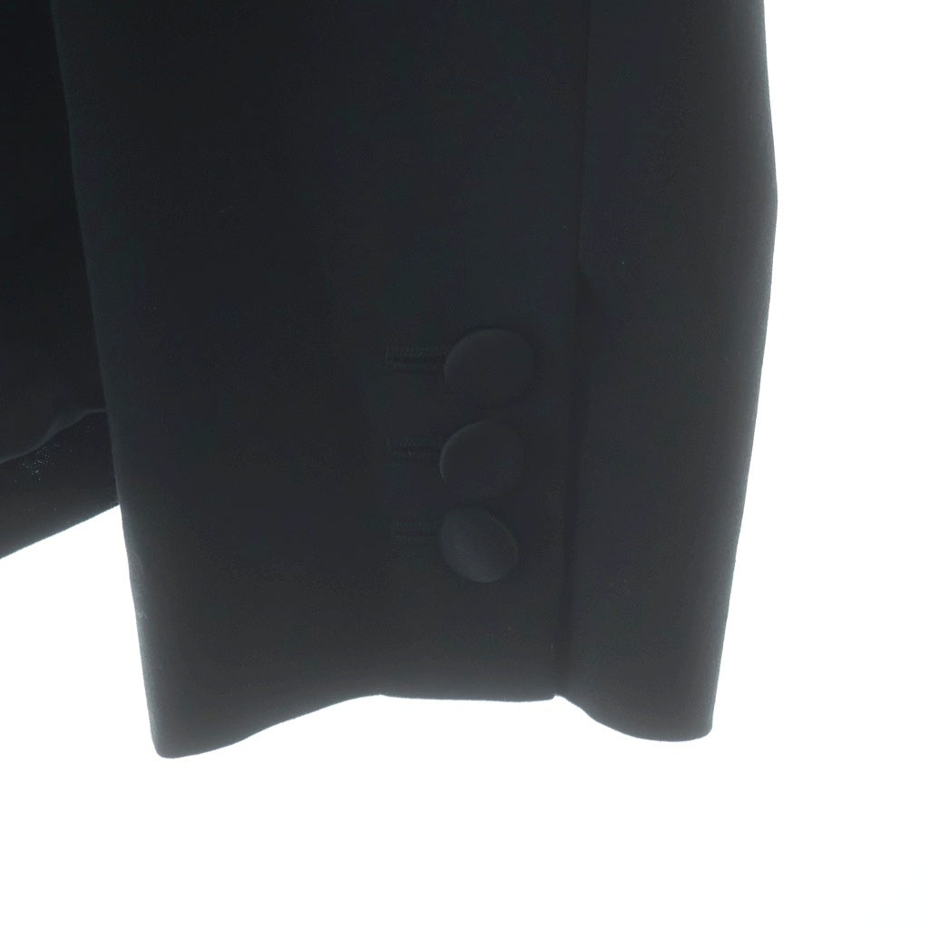 Sacai(サカイ) ポリウール クロップド 1Bテーラードジャケット ブラック レディース 20-04819