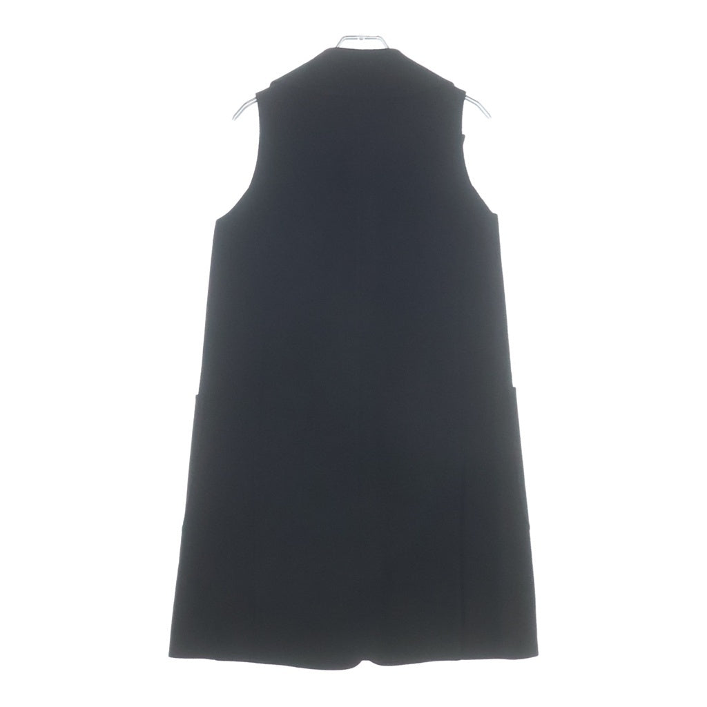 Loro Piana(ロロピアーナ) ×MANZONI24 ダブルフェイス ロングジレ ベスト ウール ネイビー 20PM115-DBM レディース