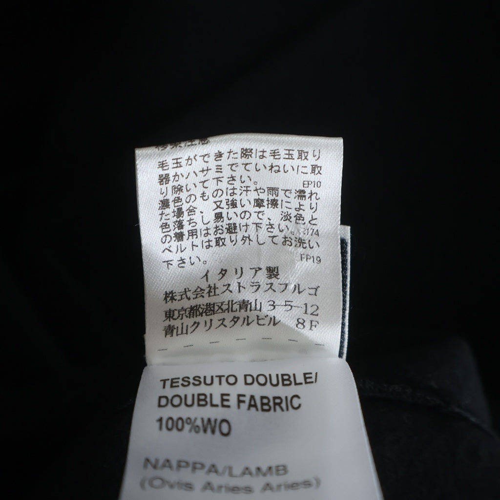 Loro Piana(ロロピアーナ) ×MANZONI24 ダブルフェイス ロングジレ ベスト ウール ネイビー 20PM115-DBM レディース
