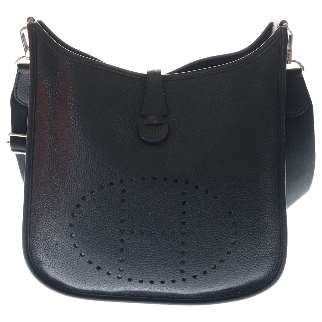 HERMES(エルメス) エブリン3 PM トリヨンクレマンス シルバー金具 X刻印 ショルダーバッグ ブラック レディース