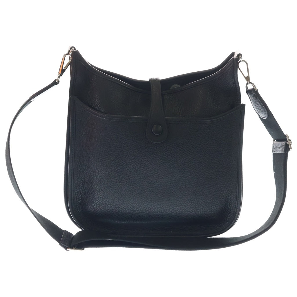 HERMES(エルメス) エブリン3 PM トリヨンクレマンス シルバー金具 X刻印 ショルダーバッグ ブラック レディース