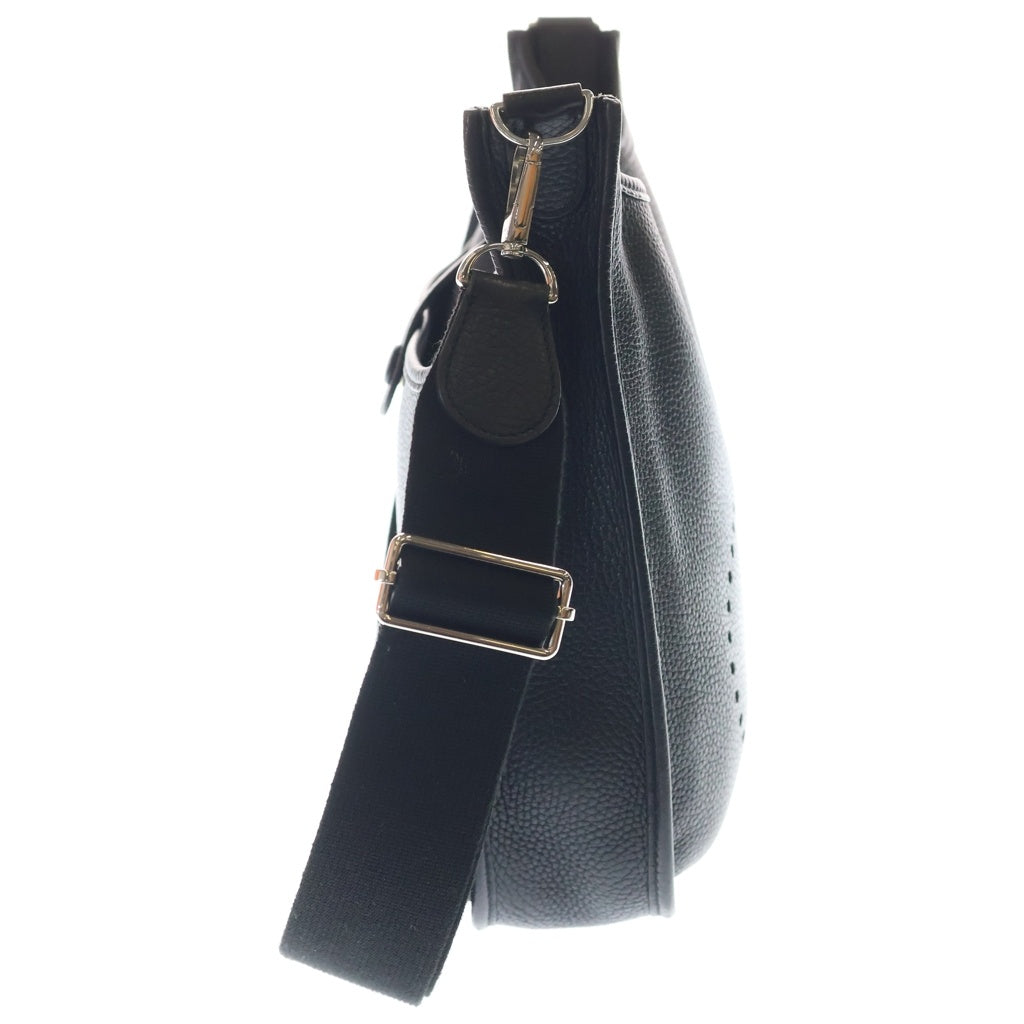 HERMES(エルメス) エブリン3 PM トリヨンクレマンス シルバー金具 X刻印 ショルダーバッグ ブラック レディース