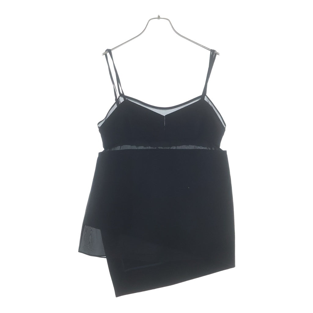 Sacai(サカイ) WOOL MELTON CAMISOLE ウール メルトン レイヤード キャミソール ブラック 22-06261 レディース