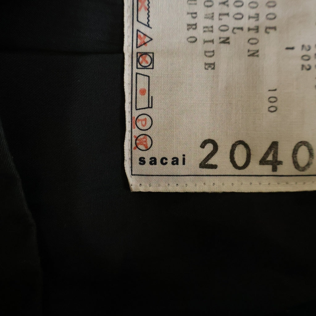 Sacai(サカイ) 19AW ドッキングトレンチコート ステンカラーコート ジャケット 19-02040M レディース