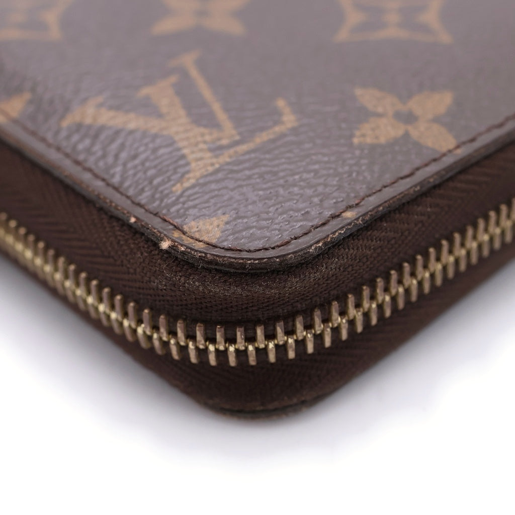 LOUIS VUITTON(ルイヴィトン) モノグラム ジップウォレット ラウンドファスナー フューシャ M41895 MI2198 M41895