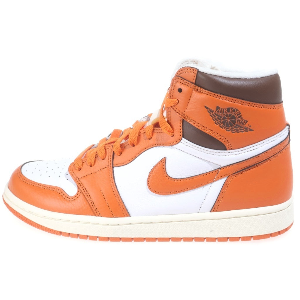 NIKE(ナイキ) WMNS AIR JORDAN 1 HIGH OG STARFISH DO9369-101 ウィメンズ エアジョーダン1 スターフィッシュ ハイカットスニーカー ホワイト/オレンジ US11/28cm DO9369-101