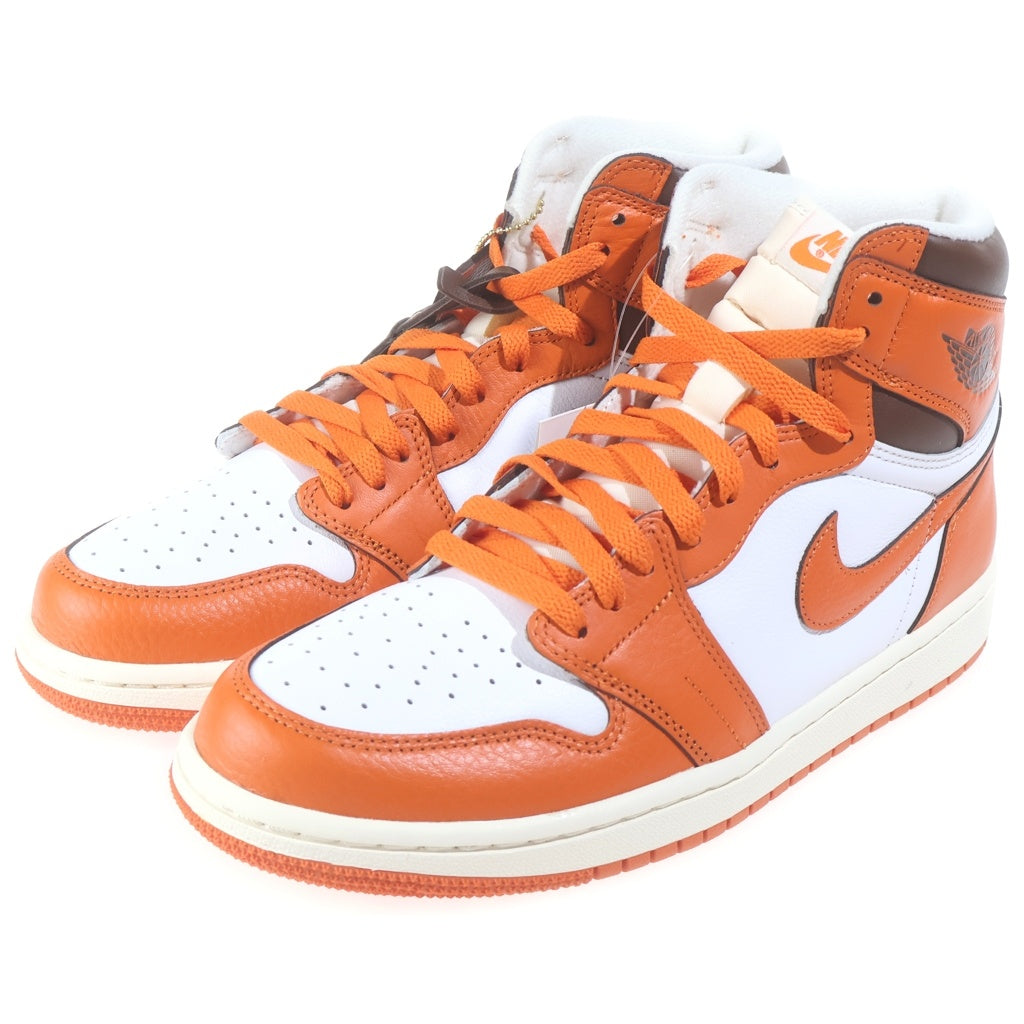 NIKE(ナイキ) WMNS AIR JORDAN 1 HIGH OG STARFISH DO9369-101 ウィメンズ エアジョーダン1 スターフィッシュ ハイカットスニーカー ホワイト/オレンジ US11/28cm DO9369-101