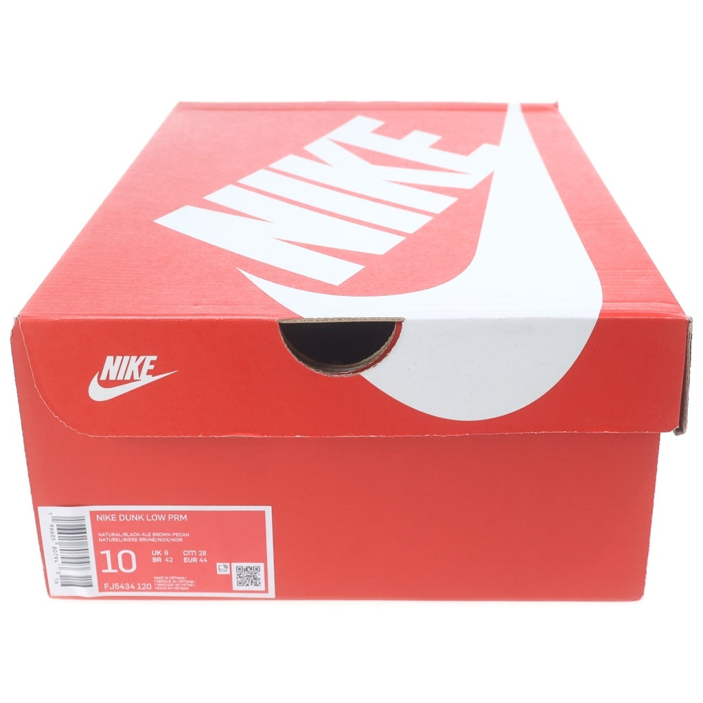 NIKE(ナイキ) DUNK LOW PRM Head 2 Head CO dot JP FJ5434-120 ダンク ロー プレミアム ヘッドトゥヘッド ローカットスニーカー ブラウン US10/28cm FJ5434-120