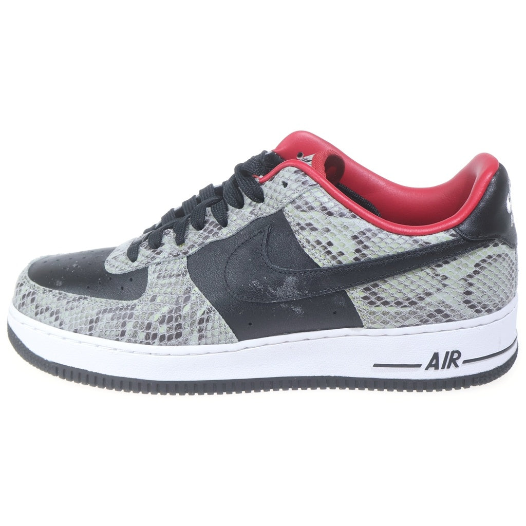 NIKE(ナイキ) BY YOU AIR FORCE 1 LOW CT3761-991 バイユー エアフォース1 ローカットスニーカー ブラック/レッド US10/28cm