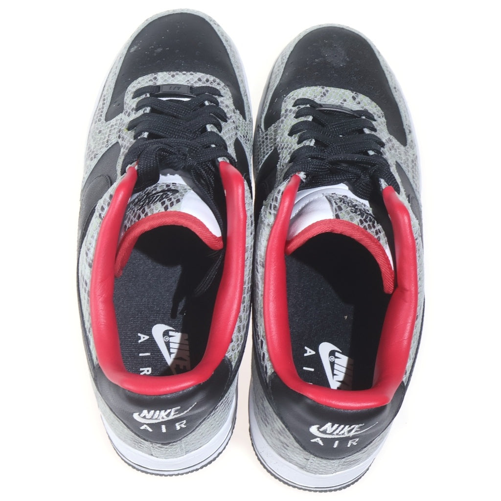 NIKE(ナイキ) BY YOU AIR FORCE 1 LOW CT3761-991 バイユー エアフォース1 ローカットスニーカー ブラック/レッド US10/28cm