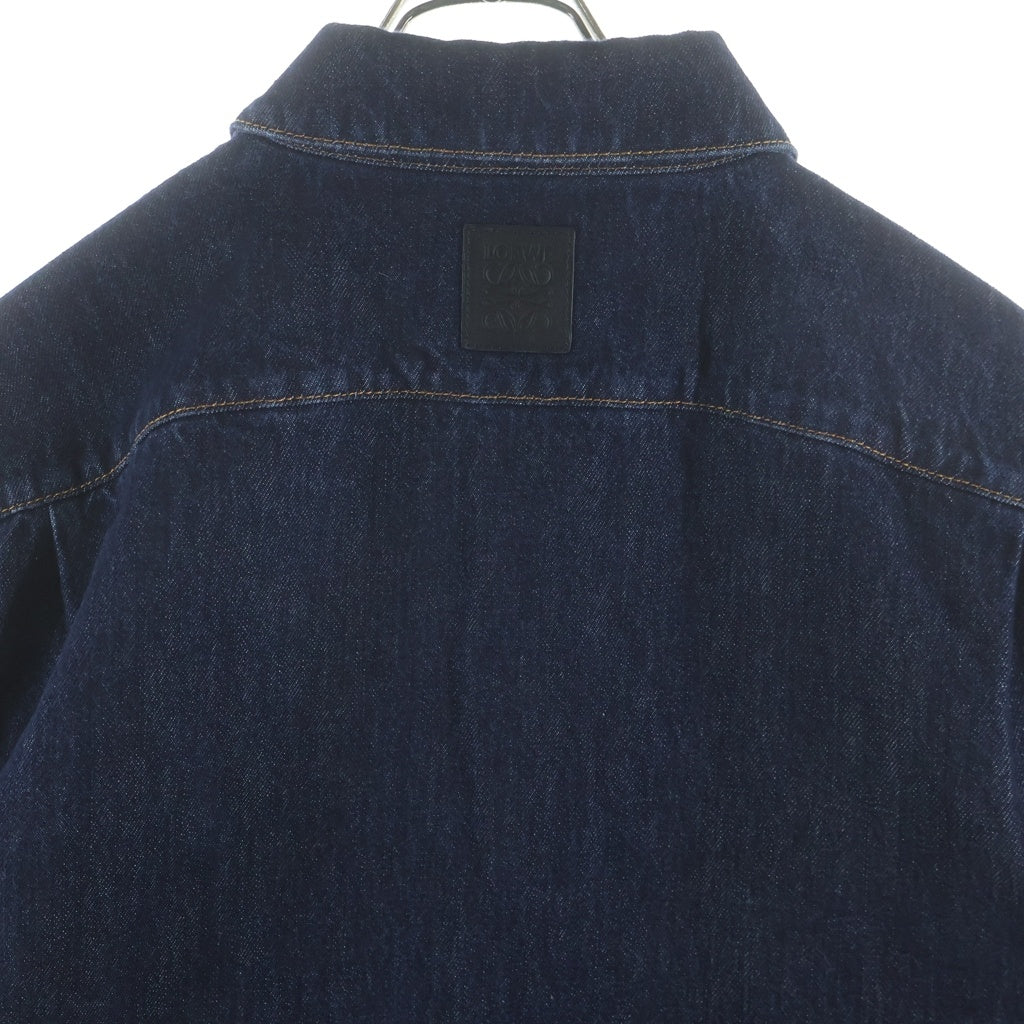LOEWE(ロエベ) アナグラム デニム オーバーシャツ ジャケット インディゴ 1159-343-8596