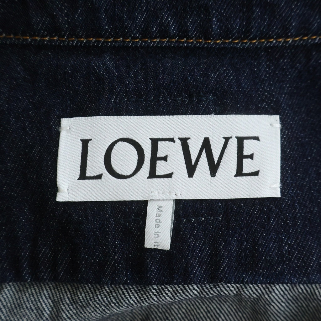 LOEWE(ロエベ) アナグラム デニム オーバーシャツ ジャケット インディゴ 1159-343-8596
