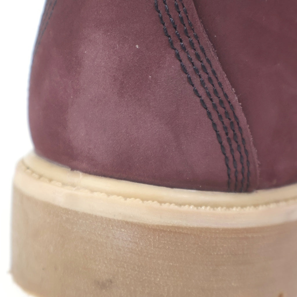Timberland(ティンバーランド) PREMIUM 6INCH WATERPROOF BOOT BURGUNDY NUBUCK レースアップ マウンテン トレッキング ハイカット ブーツ ブラウン TB0A2P6WEQ3