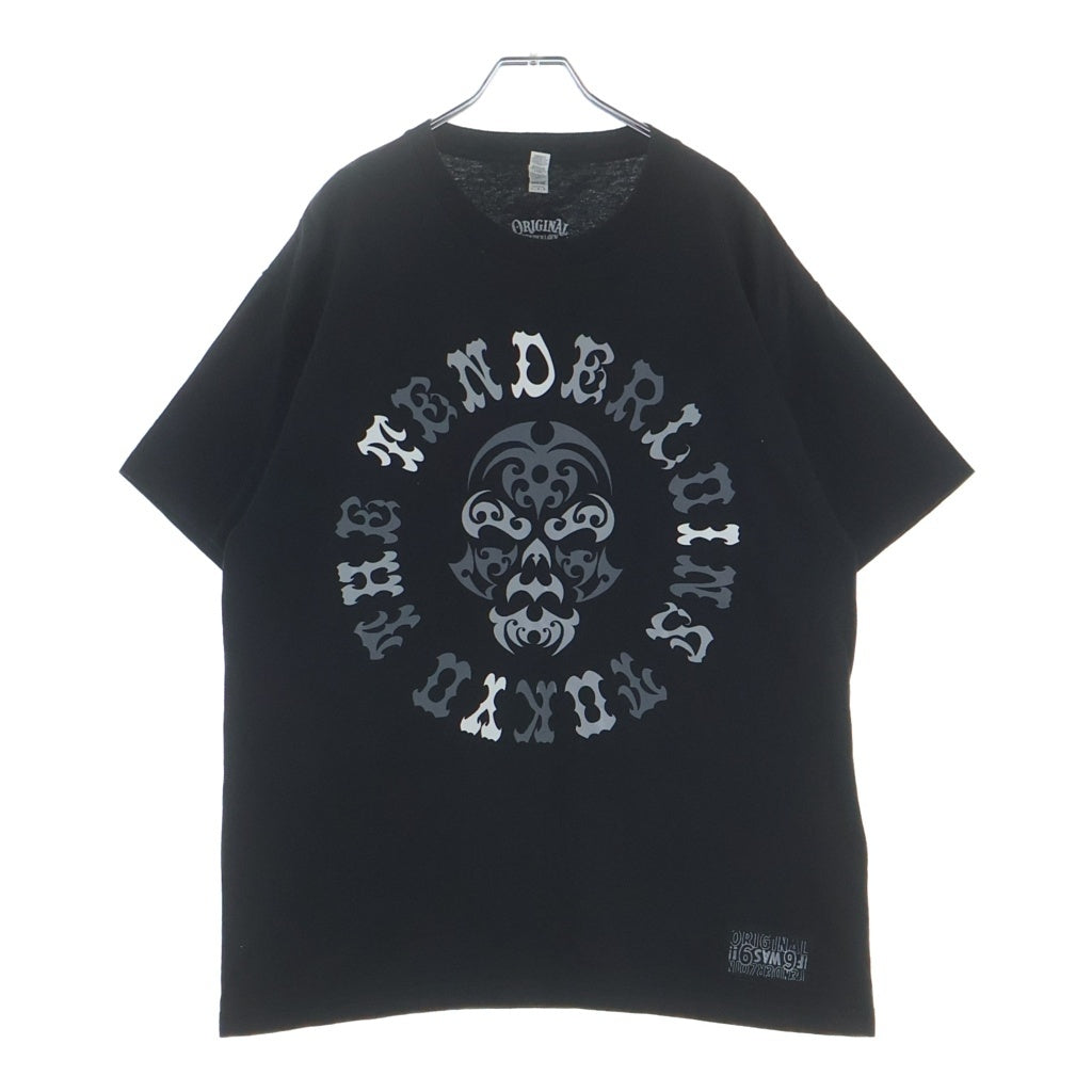TENDERLOIN(テンダーロイン) 22SS 渋谷店限定 TEE BS スカルデザイン クルーネック 半袖Tシャツ カットソー ブラック L