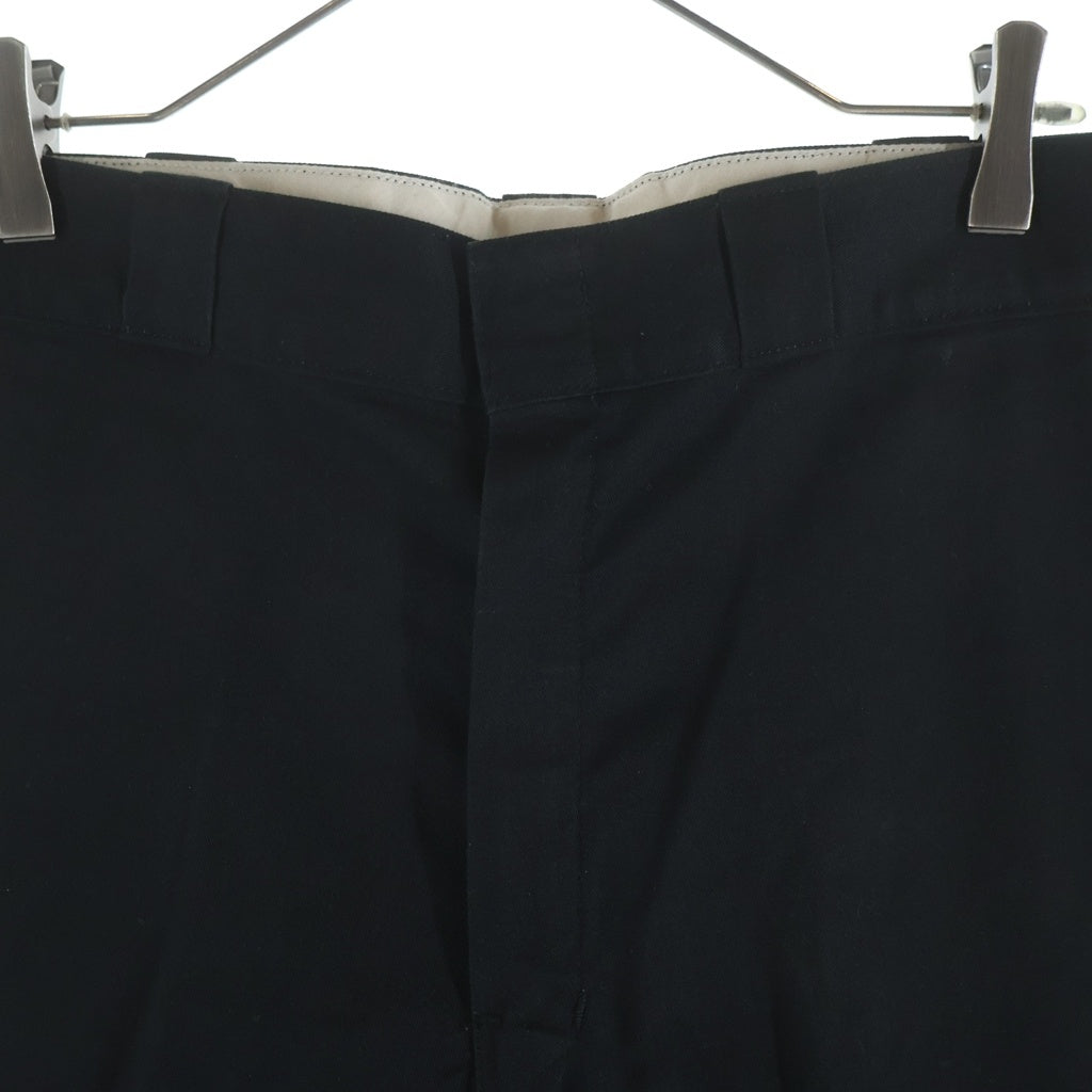 RATS(ラッツ) ×DICKIES 875 ディッキーズ ロゴデザイン ワイドシルエット ワークパンツ チノパン ブラック