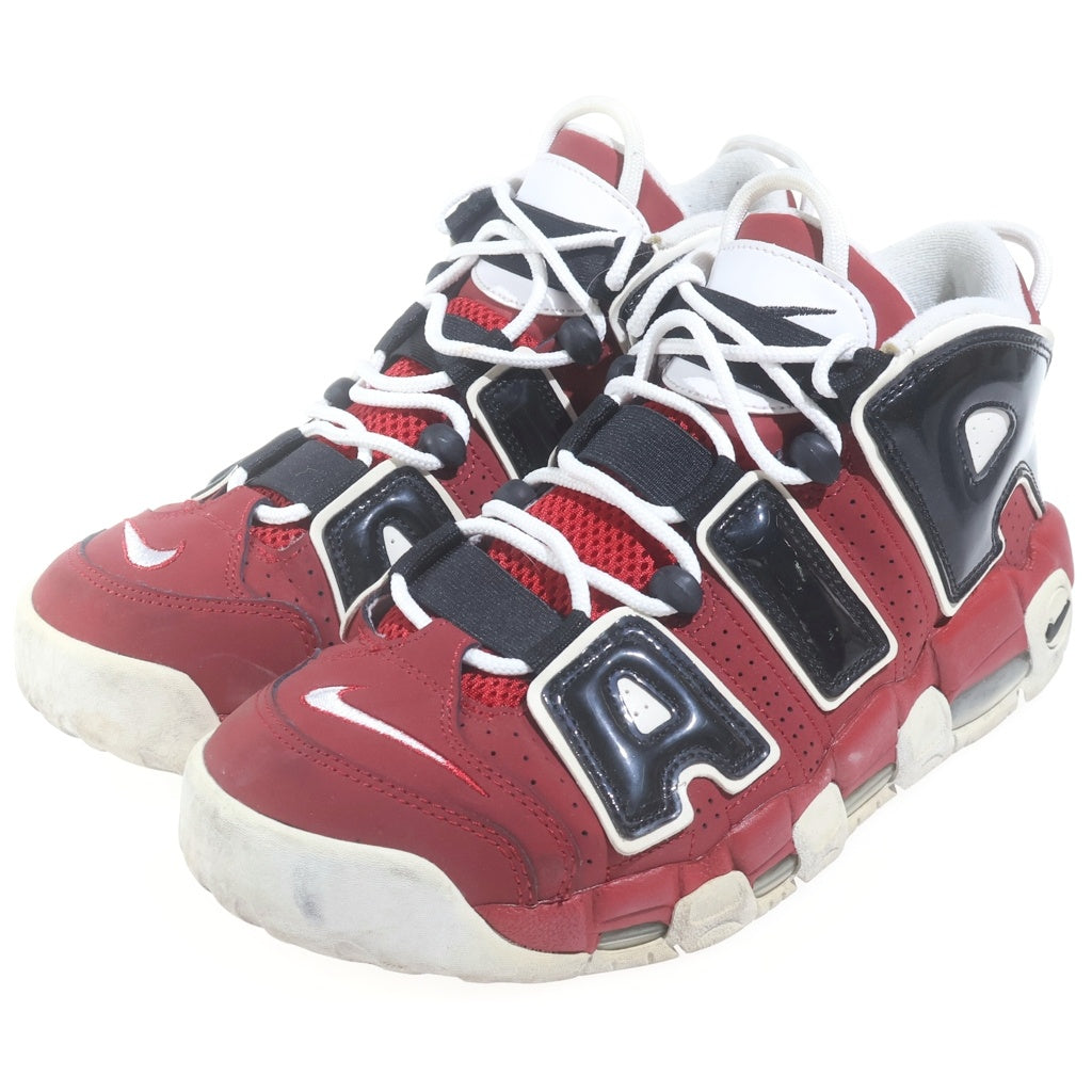 NIKE(ナイキ) AIR MORE UPTEMPO 96 BLACK AND VARSITY RED エア モアアップテンポ 96 ハイカットスニーカー レッド/ブラック US9.5/27.5cm 921948-600