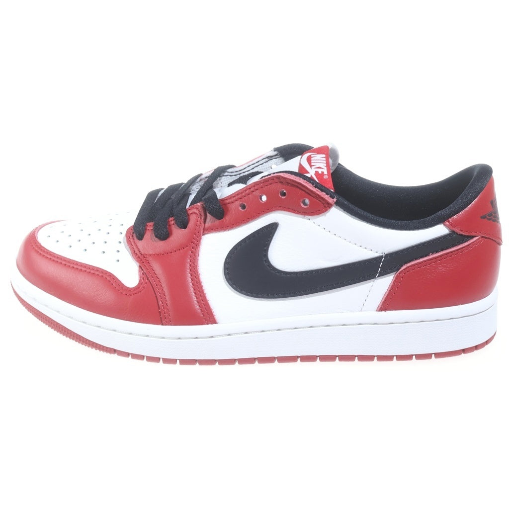 NIKE(ナイキ) AIR JORDAN 1 RETRO LOW OG CHICAGO エアジョーダン1 シカゴ ローカットスニーカー ブラック/ホワイト US9.5/27.5cm HQ6998-600