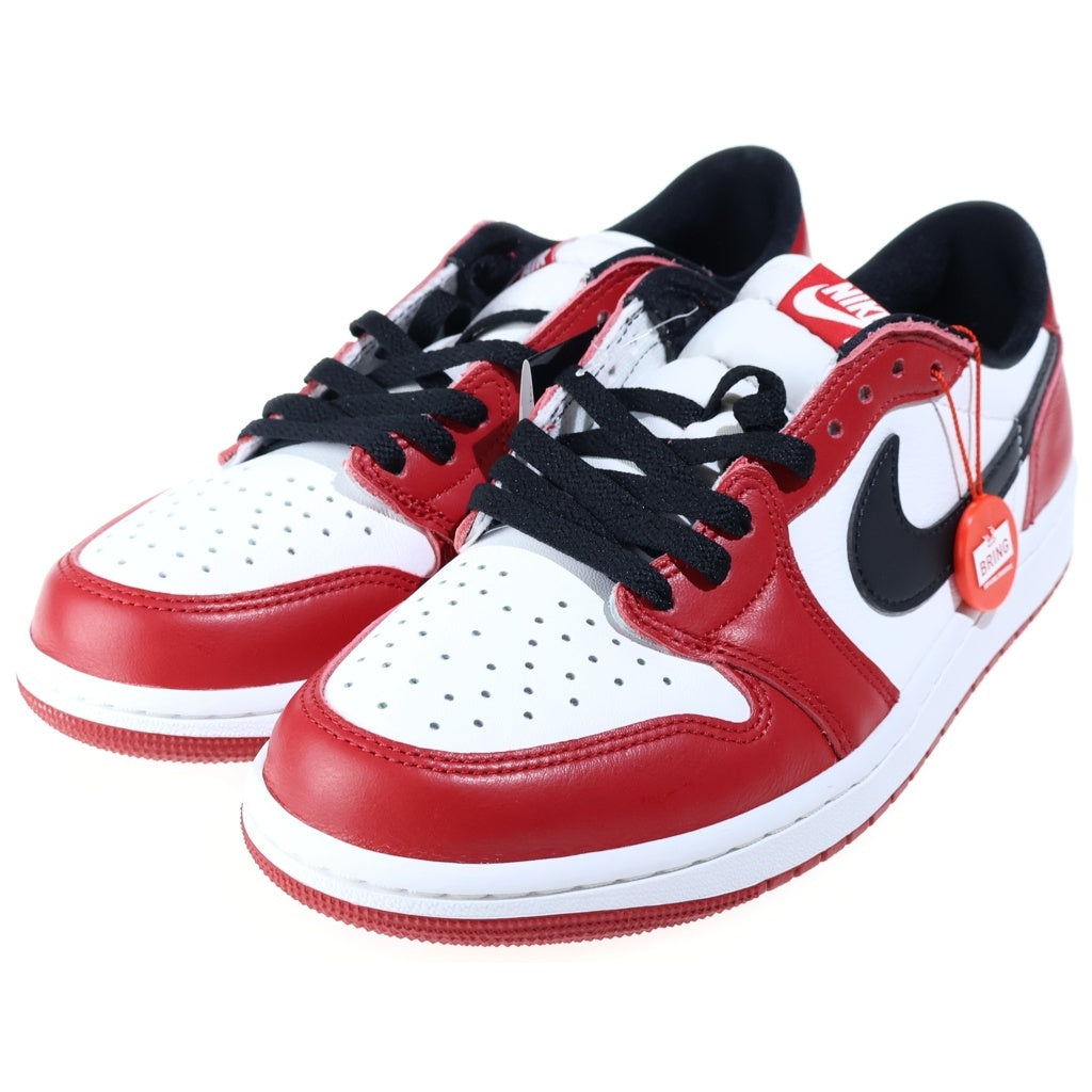 NIKE(ナイキ) AIR JORDAN 1 RETRO LOW OG CHICAGO エアジョーダン1 シカゴ ローカットスニーカー ブラック/ホワイト US9.5/27.5cm HQ6998-600