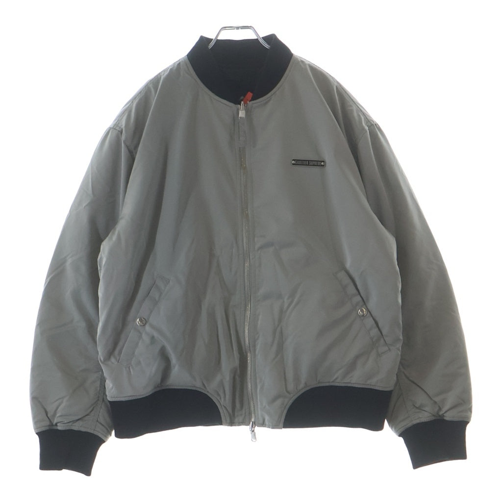 SUPREME(シュプリーム) 19SS ×Jean Paul Gaultier Backpack Bomber MA-1 ジャンポール ゴルチエ バックパック ボンバー ジップアップ フライトジャケット グレー