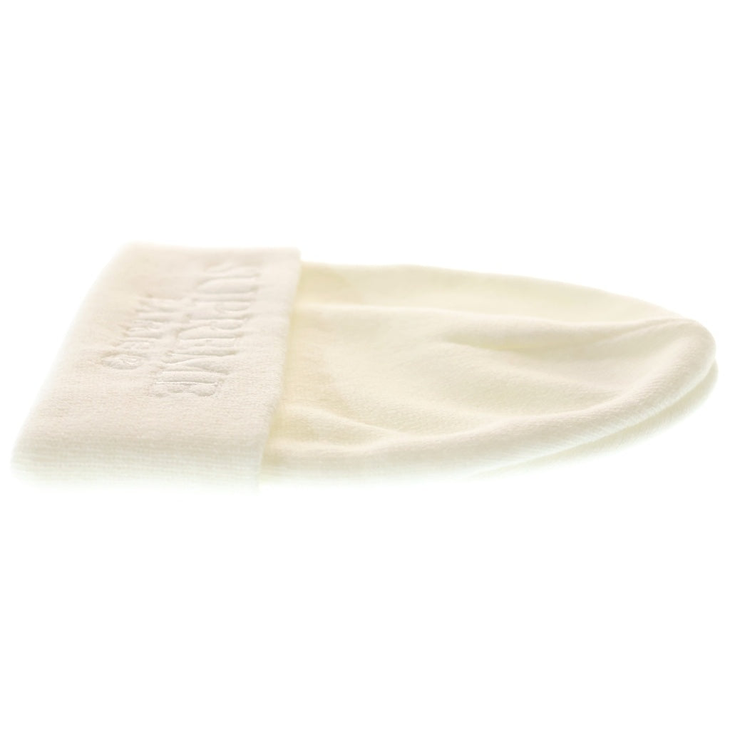 SUPREME(シュプリーム) 19SS Tonal Logo Beanie トナル ロゴビーニー ニットキャップ 帽子 ホワイト