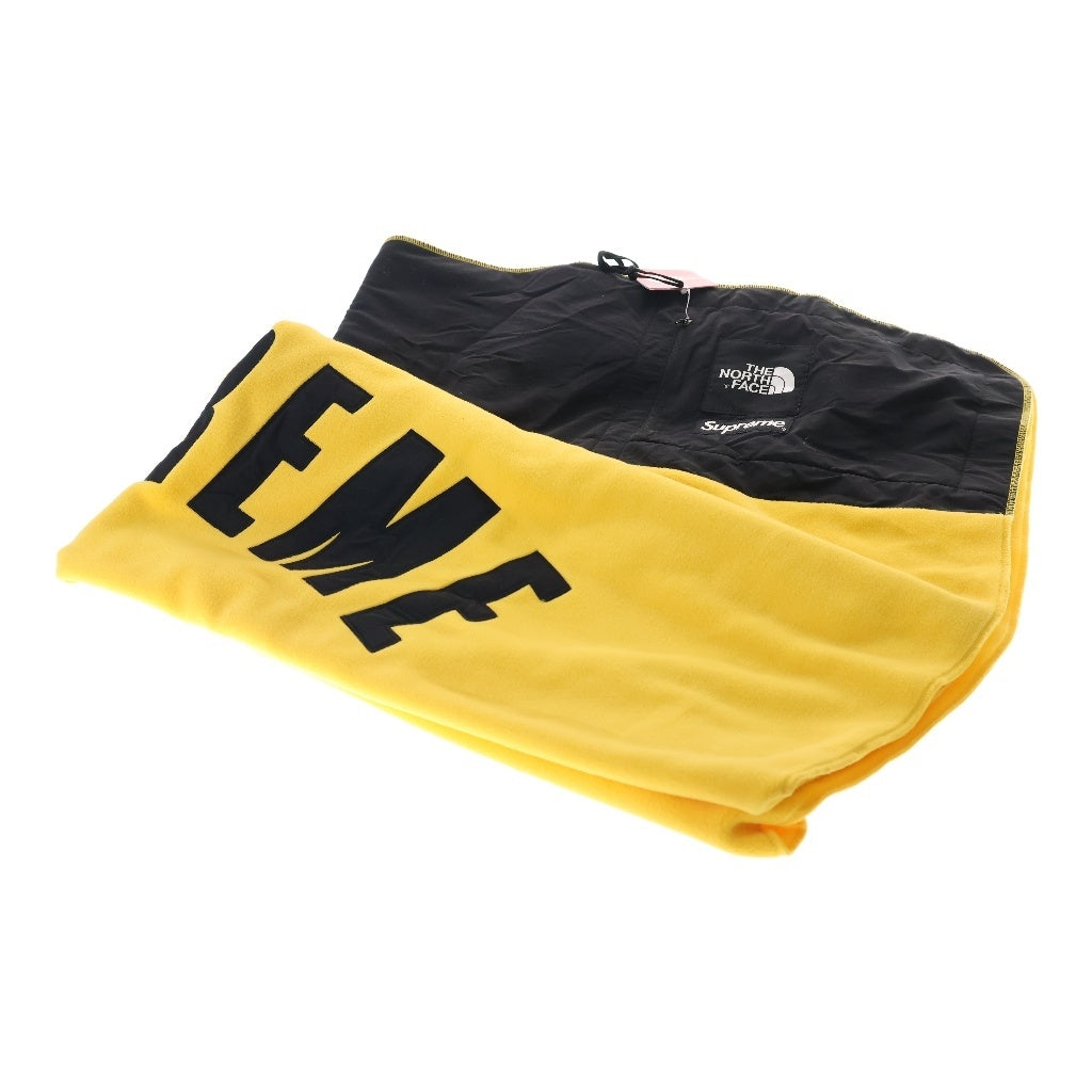 SUPREME(シュプリーム) 19SS ×The North Face Arc Logo Denali Fleece Blanket ザ ノースフェイス アーチロゴ デナリ フリース ブランケット ブラック/イエロー NM81947I