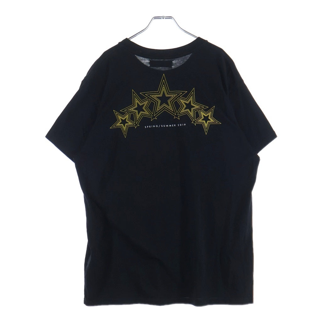 AMIRI(アミリ) 19SS FIVE STAR TEE ファイブスター バックプリント クルーネック 半袖Tシャツ カットソー ブラック