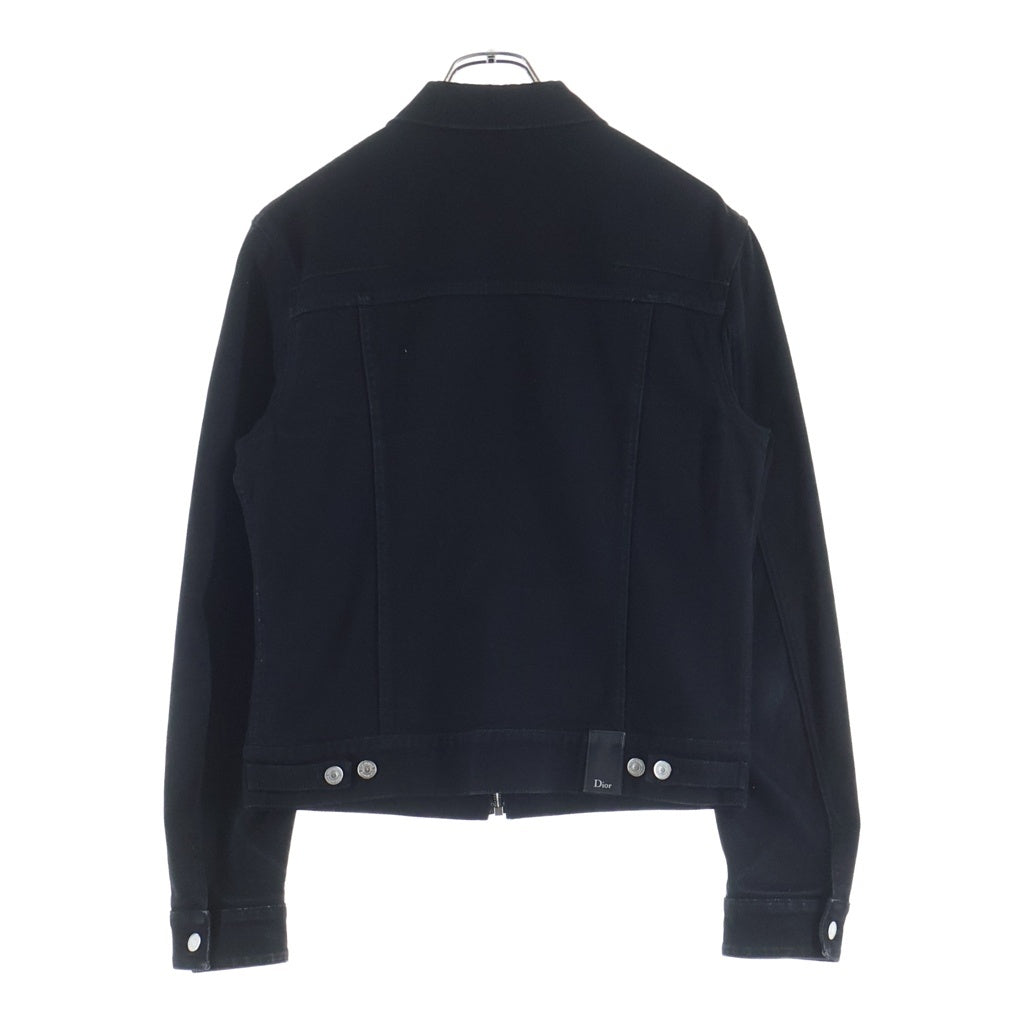 Dior HOMME(ディオールオム) フラップポケット ジップアップ デニム ジャケット Gジャン ブラック 833C416A4209 833C416A4209
