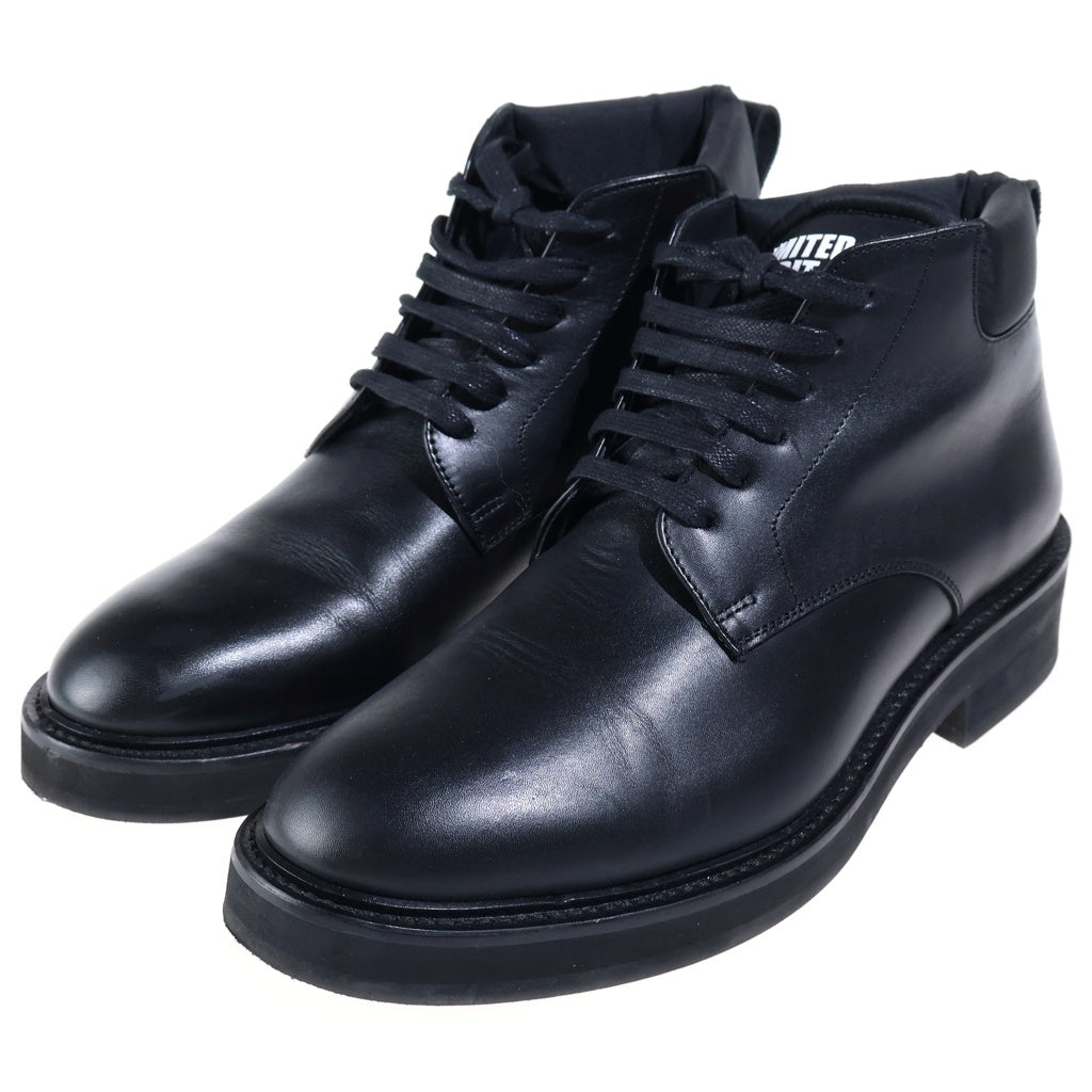 DSQUARED2(ディースクエアード) Flat Lace Up Ankle Boots アンクル レザーワークブーツ ブラック