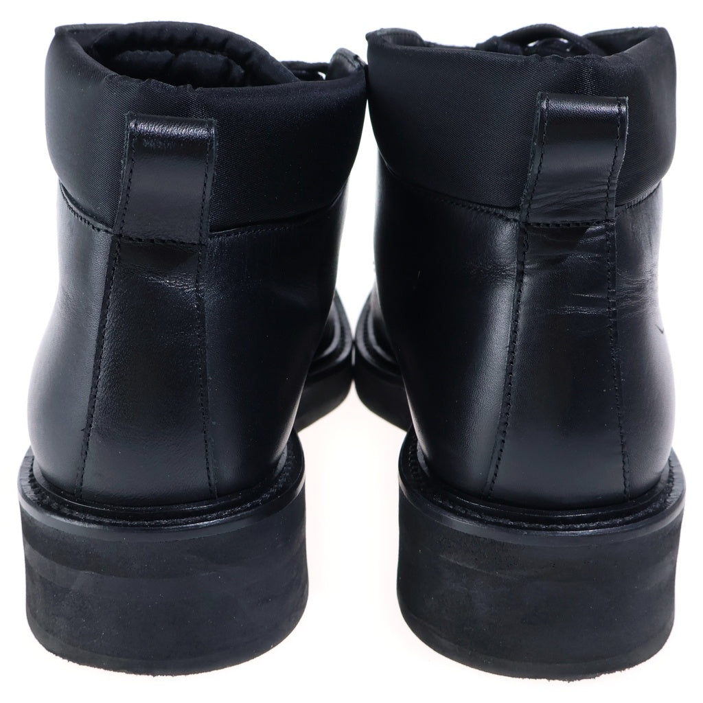 DSQUARED2(ディースクエアード) Flat Lace Up Ankle Boots アンクル レザーワークブーツ ブラック