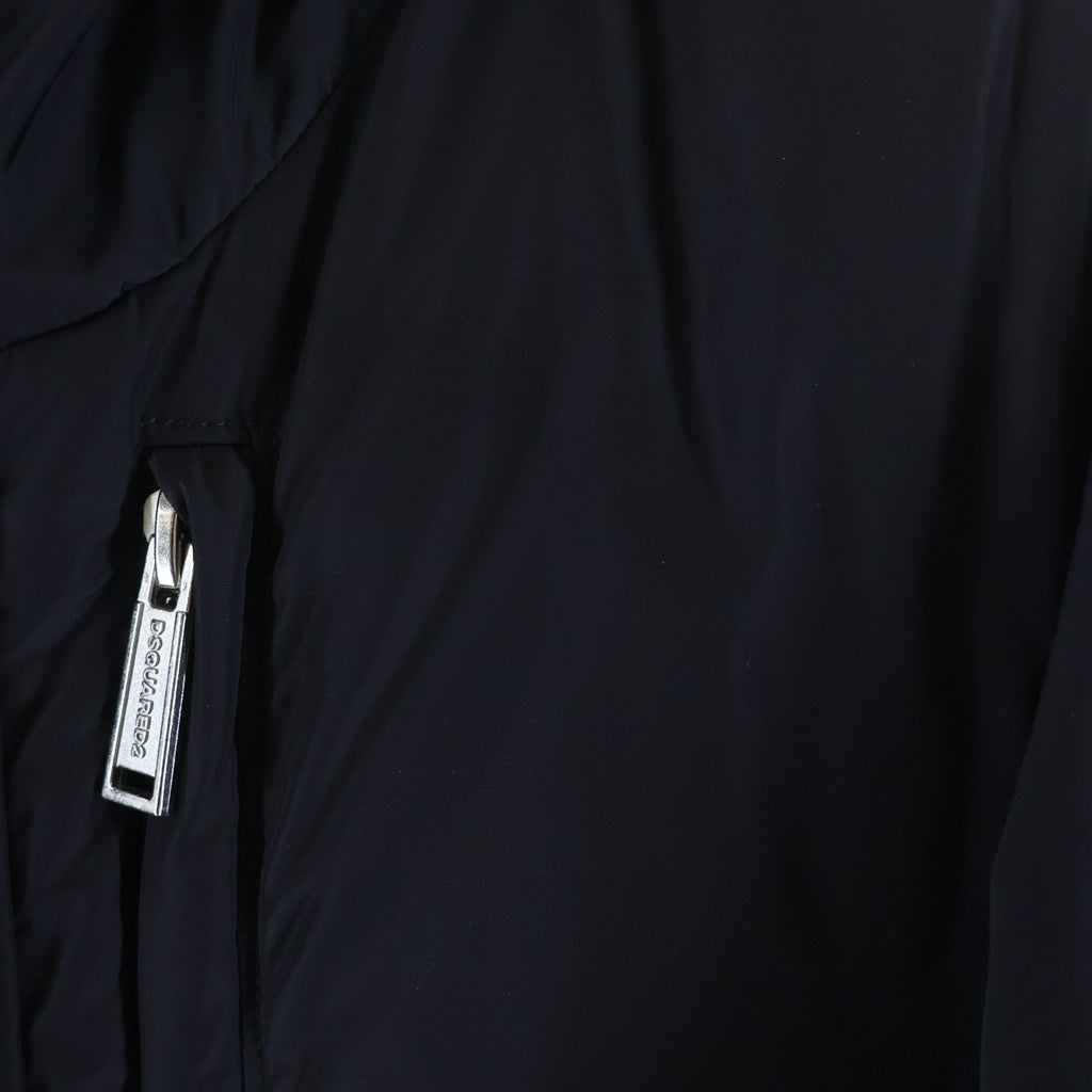 DSQUARED2(ディースクエアード) 15AW Hooded Down Jacket フーデッド ダウンジャケット ナイロン ネイビー S71AM0649S44486 S71AM0649S44486
