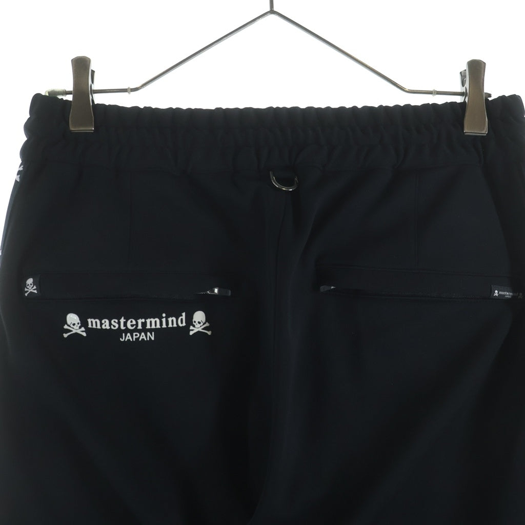 mastermind JAPAN(マスターマインドジャパン) MJ REGULAR SKULL TAPE TRACK PANTS レギュラー スカルテープ トラックパンツ ブラック