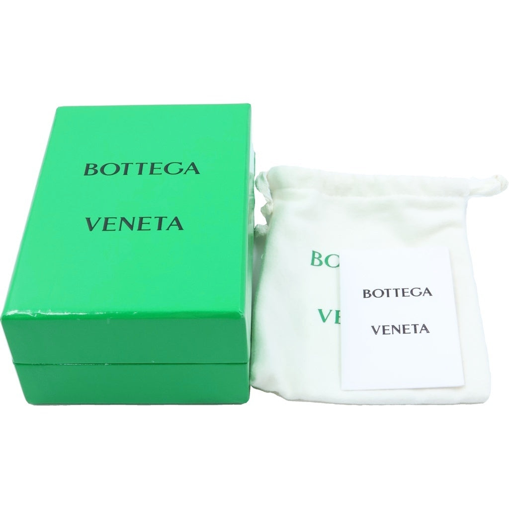 BOTTEGA VENETA(ボッテガヴェネタ) イントレチャート 二つ折りカードケース 名刺入れ 財布 ブラック レザー