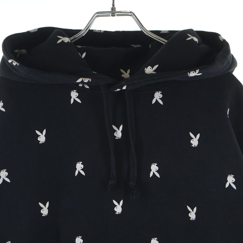 SUPREME(シュプリーム) 15AW ×Playboy Hooded Sweatshirt プレイボーイ フーデッド スウェット プルオーバー パーカー ブラック