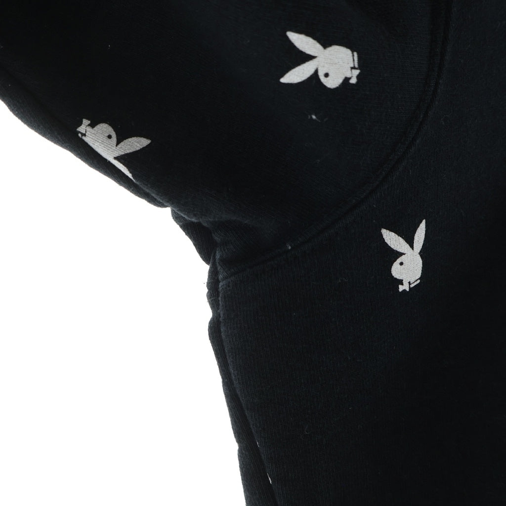 SUPREME(シュプリーム) 15AW ×Playboy Hooded Sweatshirt プレイボーイ フーデッド スウェット プルオーバー パーカー ブラック