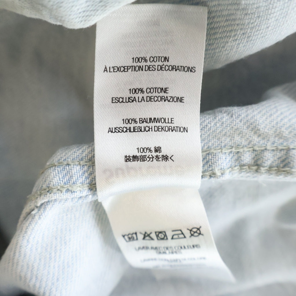 SUPREME(シュプリーム) 24SS Small Box Shirt スモールボックスロゴデザイン ロングスリーブ 長袖 ボタンシャツ ブルー