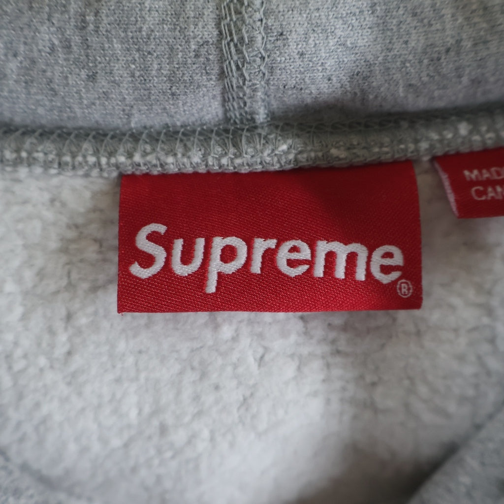 SUPREME(シュプリーム) 20AW Cross Box Logo Hooded Sweatshirt クロスボックスロゴデザイン フーデッド スウェット プルオーバー パーカー グレー