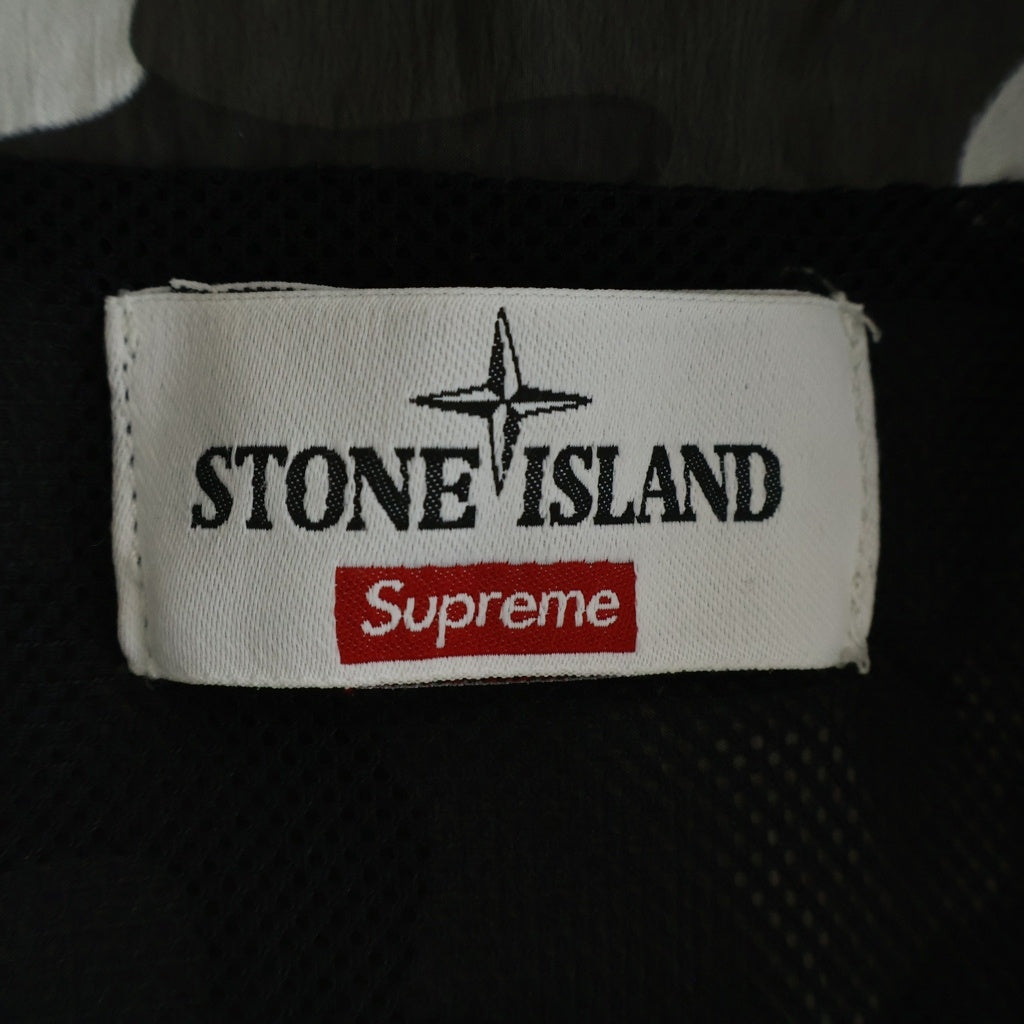 SUPREME(シュプリーム) 16SS ×Stone Island Nylon Metal Track Jacket Snow Camo ストーンアイランド スノーカモフラージュデザイン ナイロン メタル トラックジャケット グレー