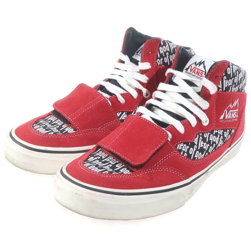VANS(ヴァンズ) ×FEAR OF GOD MOUNTAIN EDITION フィア オブ ゴッド マウンテン エディション ハイカットスニーカー レッド US9.5/27.5cm VN0A3MQ4PQP
