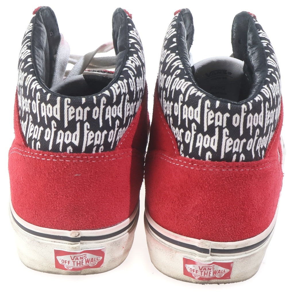 VANS(ヴァンズ) ×FEAR OF GOD MOUNTAIN EDITION フィア オブ ゴッド マウンテン エディション ハイカットスニーカー レッド US9.5/27.5cm VN0A3MQ4PQP