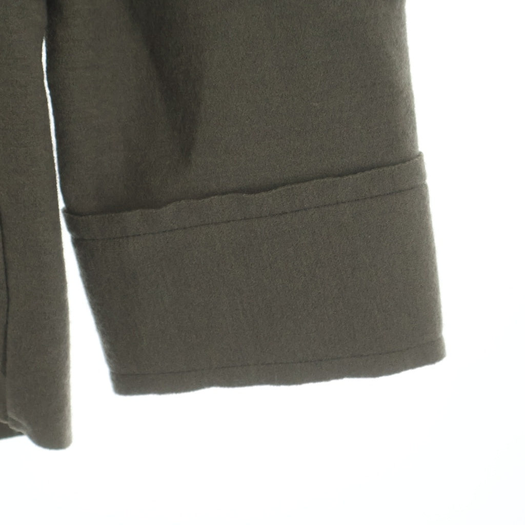 ATTACHMENT(アタッチメント) 22AW ウールシルク インターロック クルーネック ドロップショルダー ニットソー